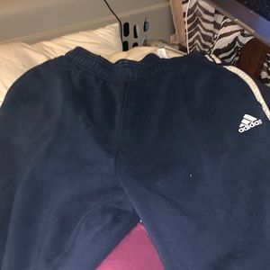 Blue adidas pants